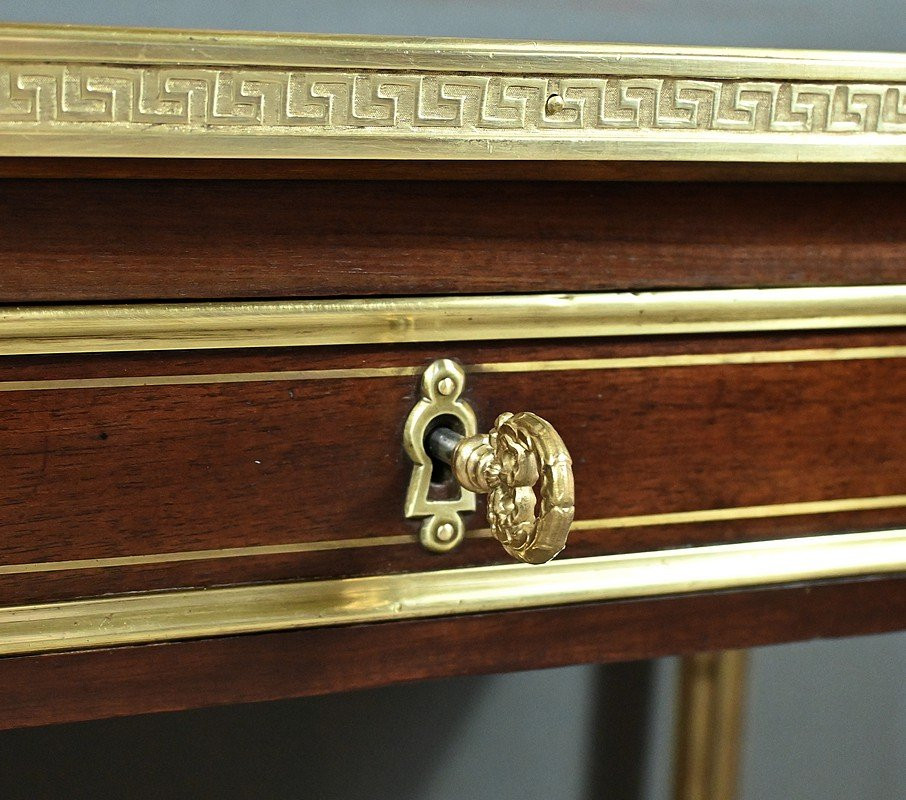 Small Louis XVI Style Mahogany Desk, Napoleon III Period – Mid-19th Century-photo-5