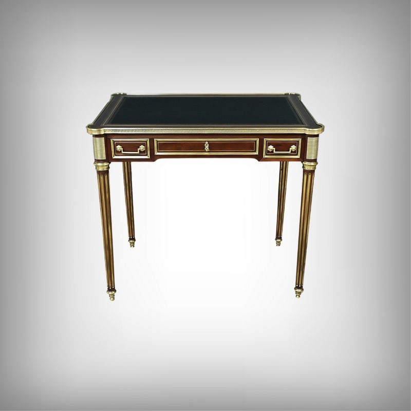Small Louis XVI Style Mahogany Desk, Napoleon III Period – Mid-19th Century