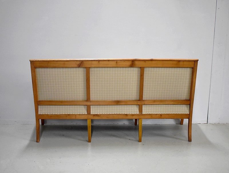 Long Directoire-restoration Bench – 19th Century-photo-3