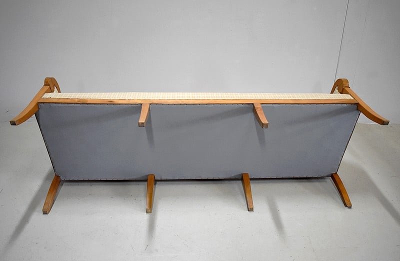 Long Directoire-restoration Bench – 19th Century-photo-5