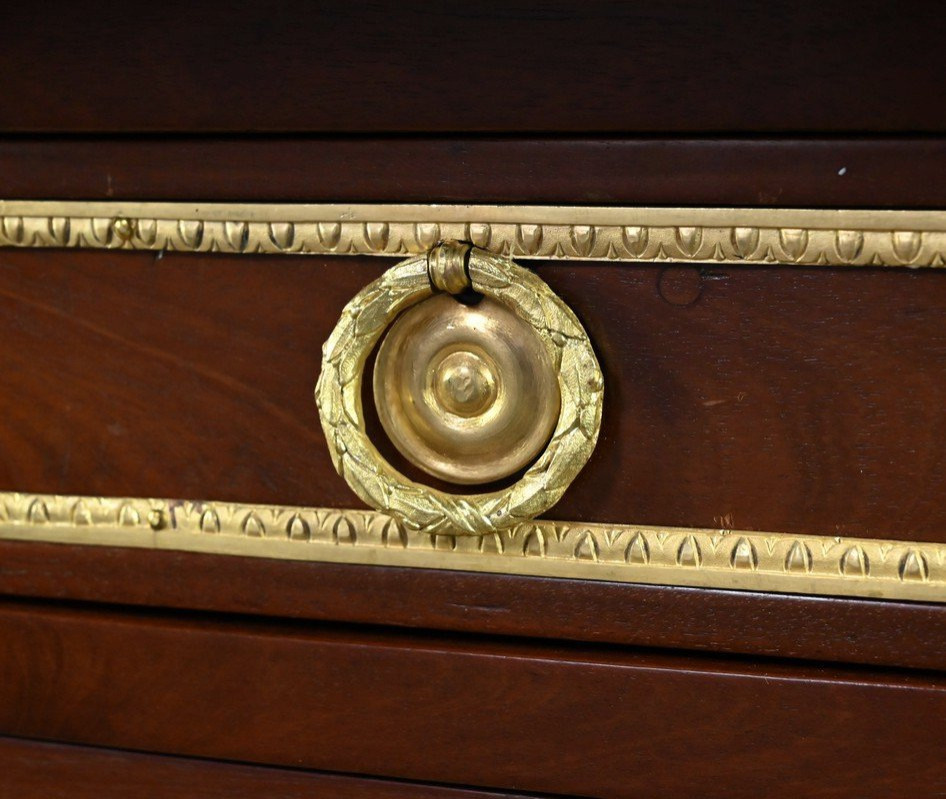 Semainier en placage d’Acajou, époque Louis XVI – Fin XVIIIe-photo-4