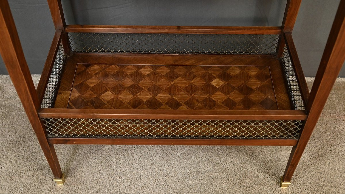 Table de Salon en Marqueterie d’Acajou, style Louis XVI – 1920-photo-5