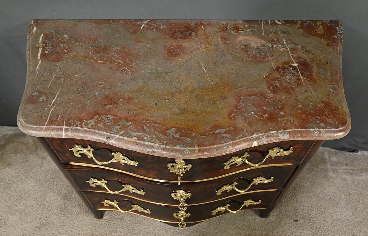 Commode en Marqueterie de Palissandre, époque Louis XIV – Début XVIIIe-photo-4