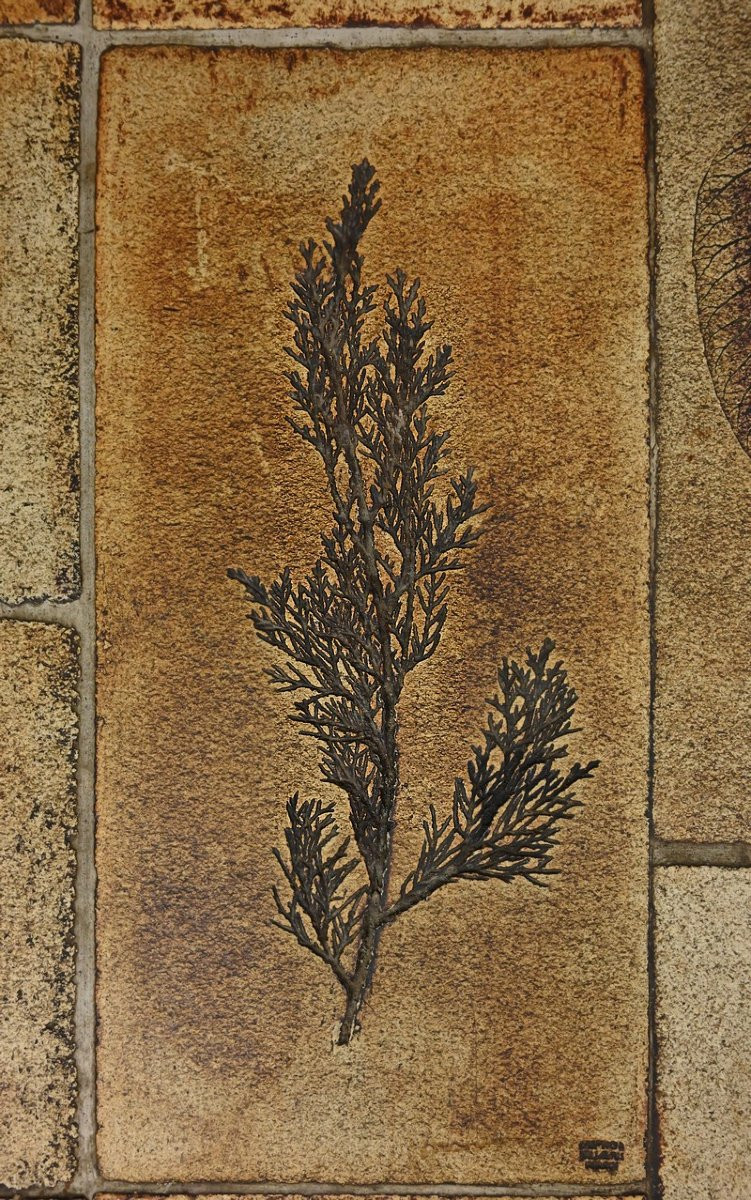 Coffee Table Signed R. Capron, Les Herbiers Collection, Vallauris – 1960-photo-1