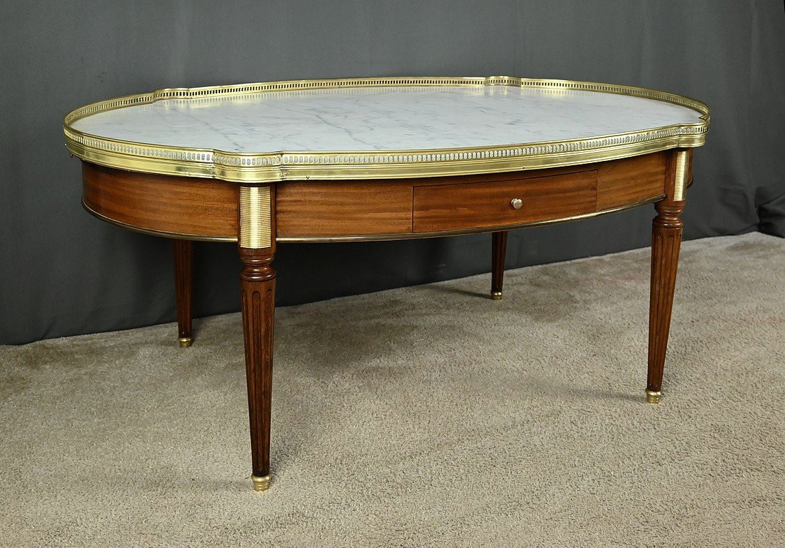Mahogany Coffee Table, Louis XVI Style – Early 20th Century-photo-3