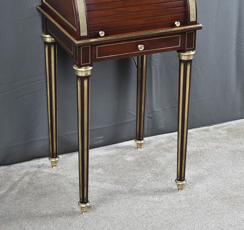 Small Mahogany Parlor Cabinet, Louis XVI Style – Second Half Of The 19th Century-photo-8