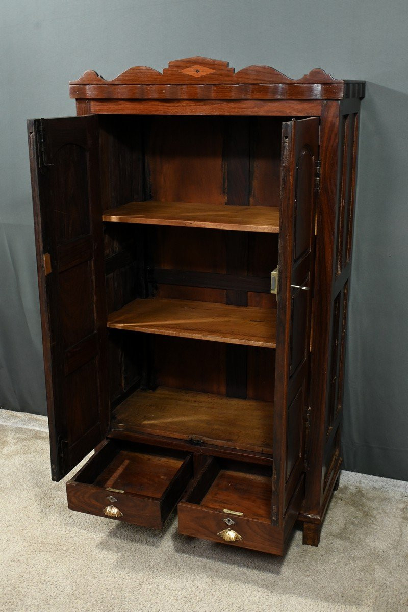 Pondicherry Spice Cabinet, In Teak And Rosewood – 1900-photo-4