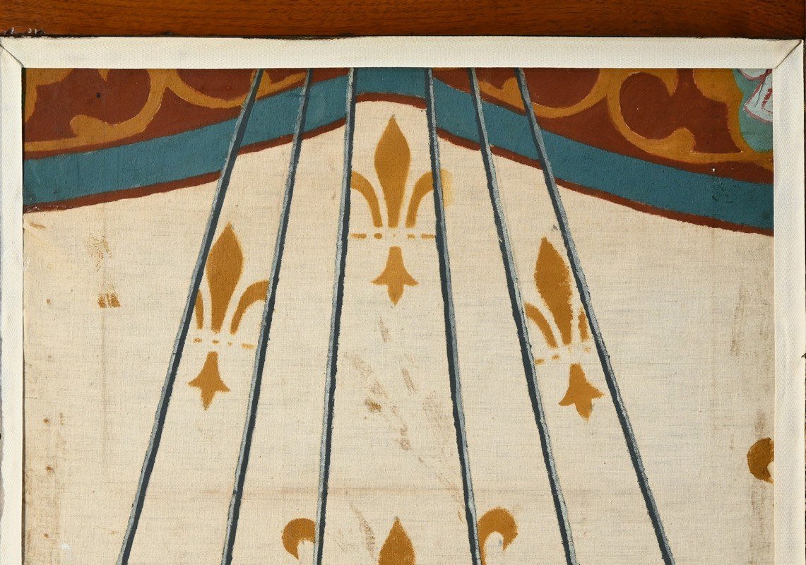 Paravent à 4 Feuilles en Acajou – 1ère partie XXe-photo-5