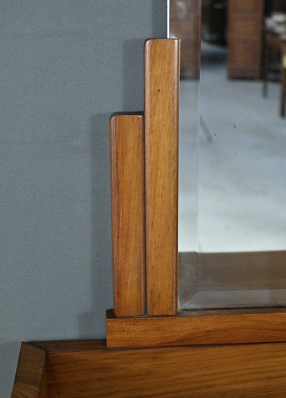 Walnut Dressing Table, Art Deco Style – 1940-photo-1