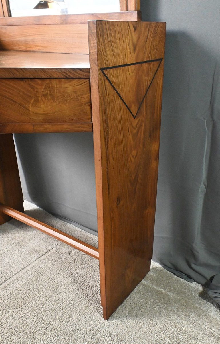 Walnut Dressing Table, Art Deco Style – 1940-photo-4