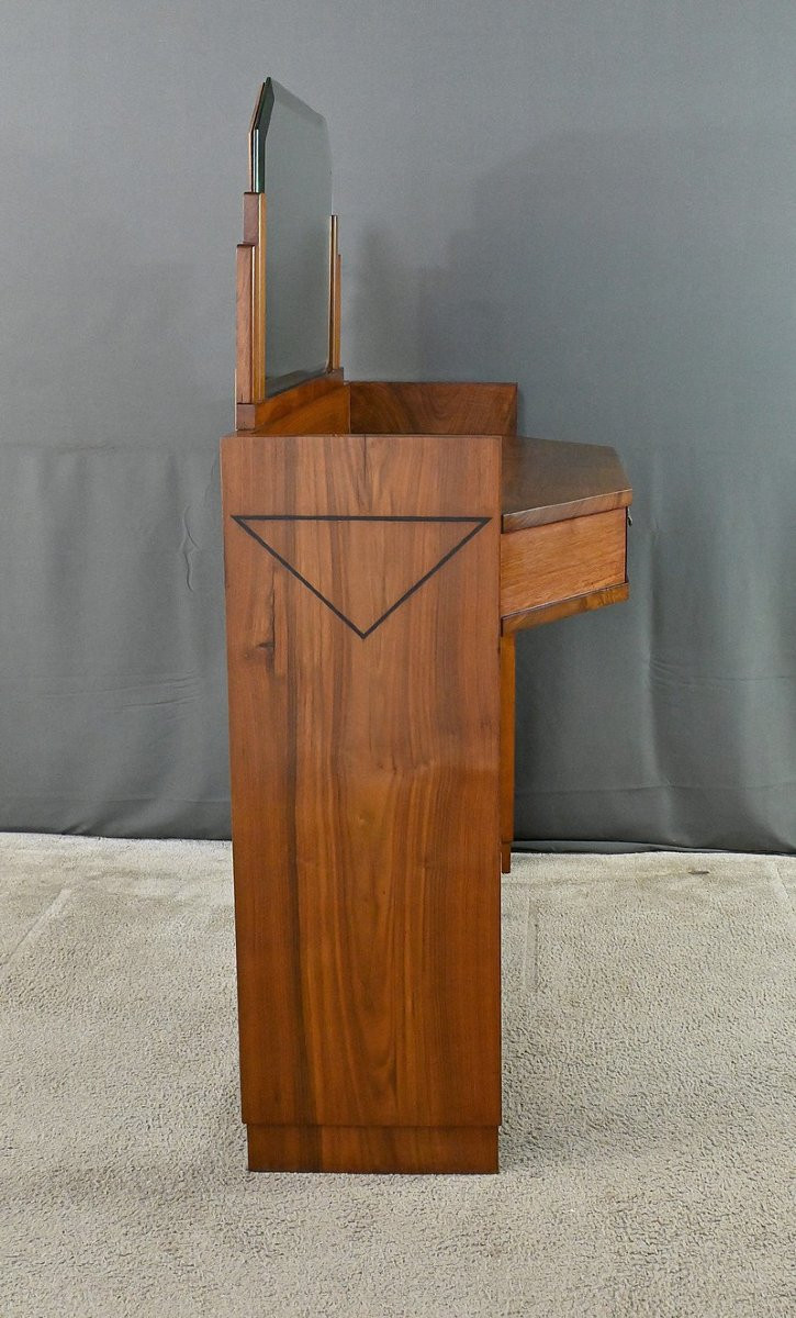 Walnut Dressing Table, Art Deco Style – 1940-photo-5