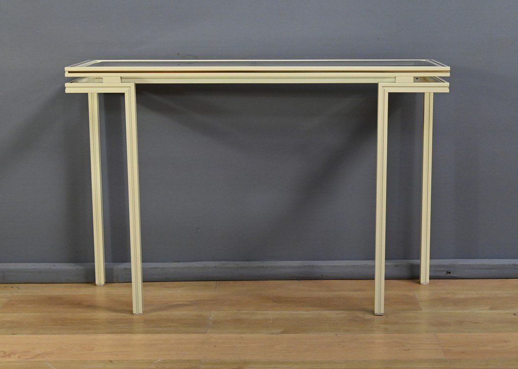 Ensemble Miroir & Console, signés Pierre Vandel – 1970-photo-8