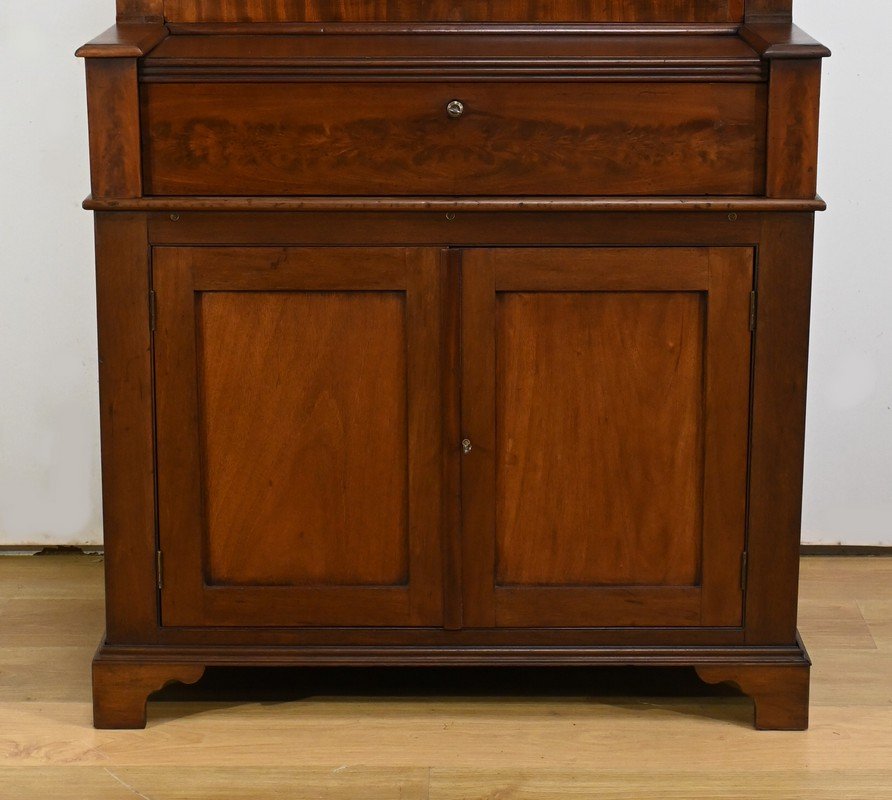 Secrétaire à Gradin en Acajou, Angleterre – 2ème partie XIXe-photo-4