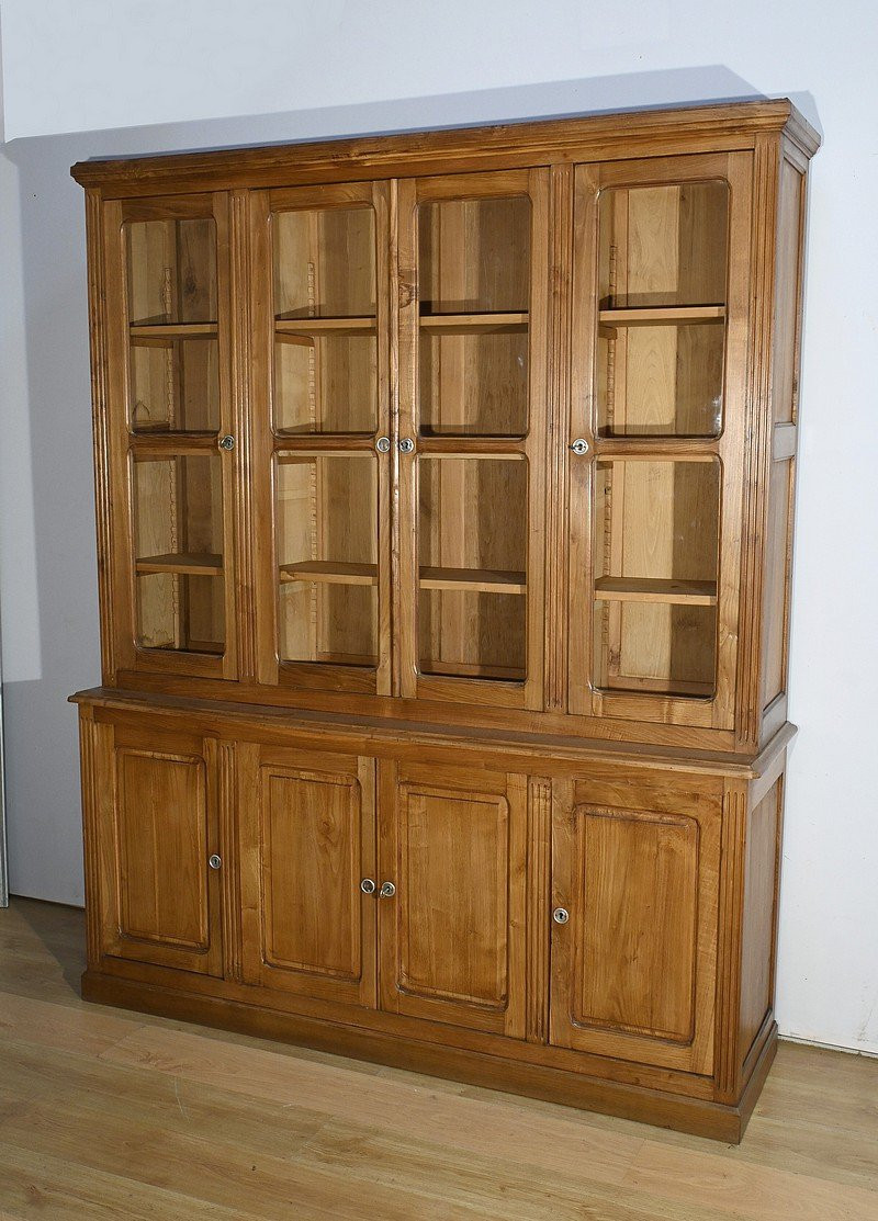 Grande Bibliothèque de Communauté en Châtaignier massif – 1940-photo-3