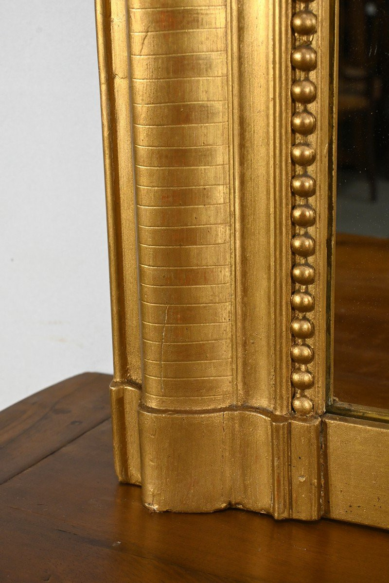 Miroir Doré à la Feuille, époque Louis Philippe - 1ère partie XIXe-photo-4