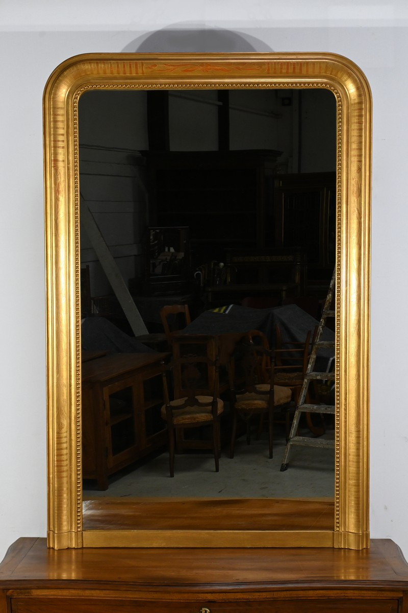 Miroir Doré à la Feuille, époque Louis Philippe - 1ère partie XIXe