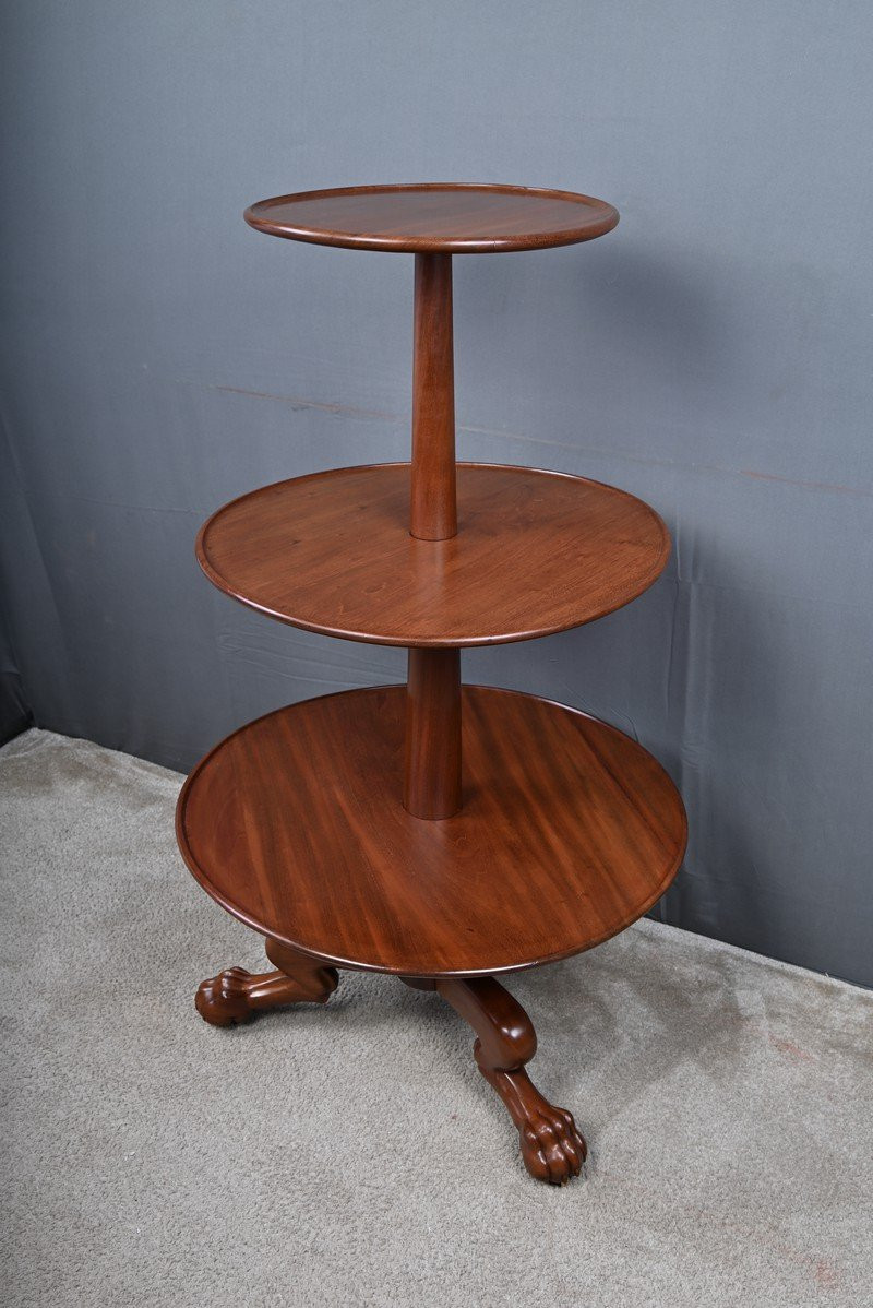 Serviteur Muet en Acajou, style Chippendale, Angleterre- Fin XIXe-photo-4
