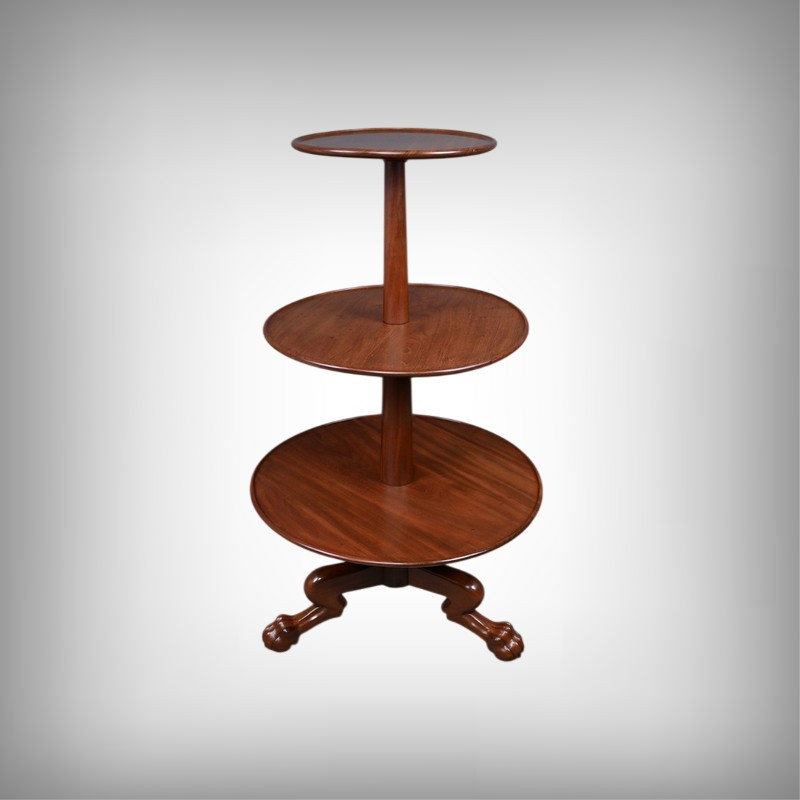 Serviteur Muet en Acajou, style Chippendale, Angleterre- Fin XIXe