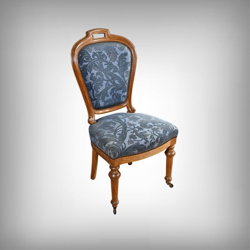 Paire de Chaises en Chêne, style Louis-Philippe – Milieu XXe-photo-2