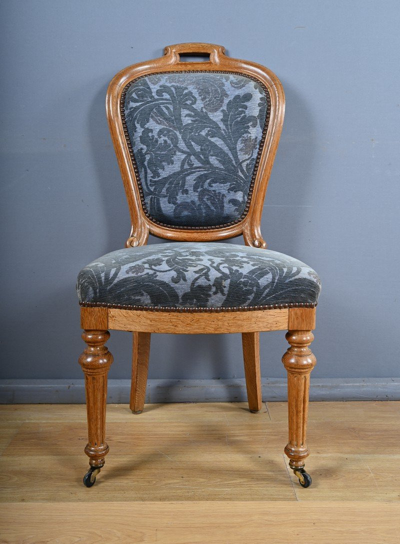 Paire de Chaises en Chêne, style Louis-Philippe – Milieu XXe-photo-2