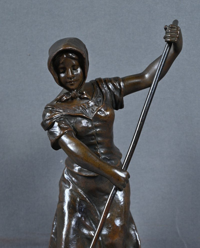 Bronze « La Faneuse », de Désiré Grisard – 1930-photo-5