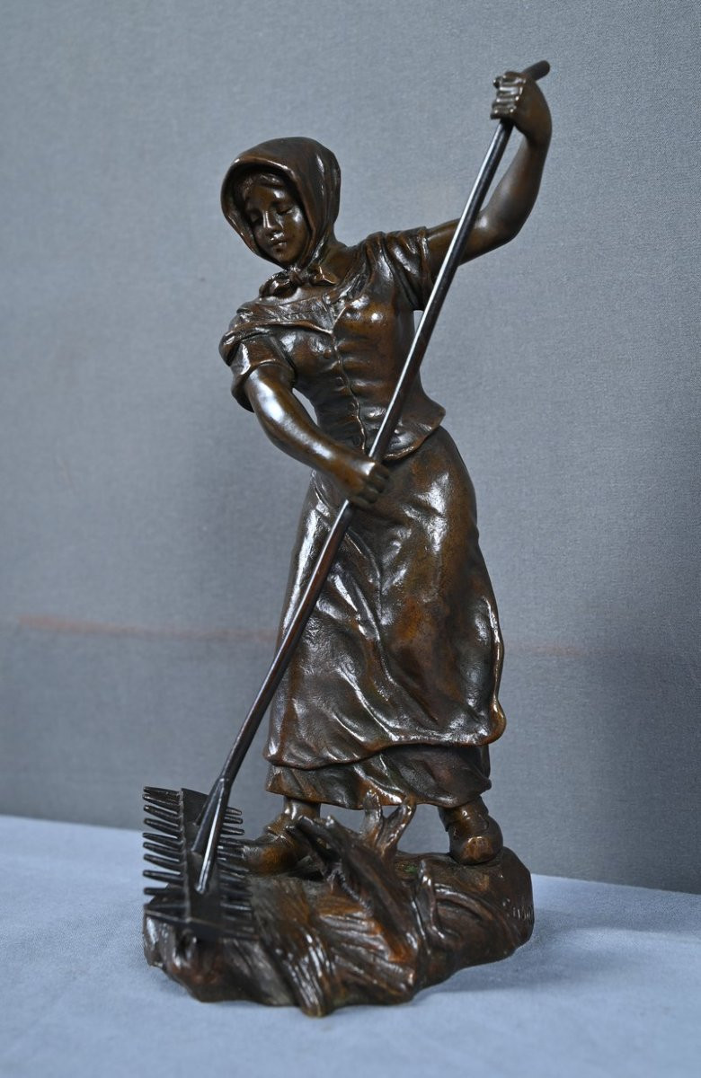 Bronze « La Faneuse », de Désiré Grisard – 1930-photo-6