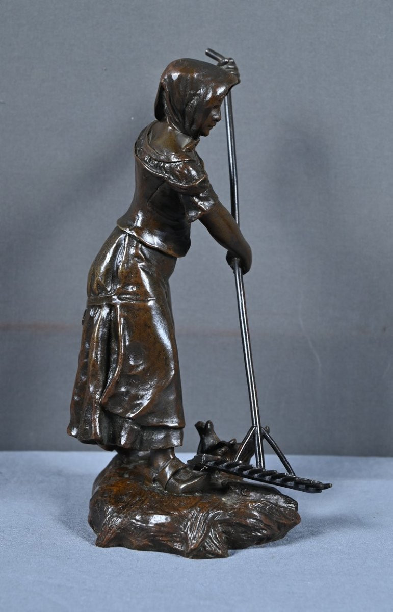 Bronze « La Faneuse », de Désiré Grisard – 1930-photo-7