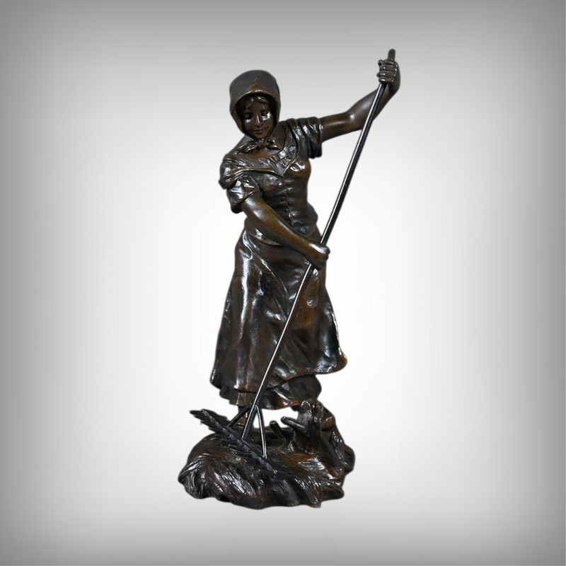 Bronze « La Faneuse », de Désiré Grisard – 1930