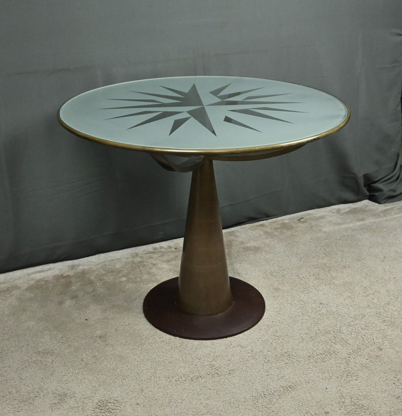Astrolabio Table By Oscar Tusquets, Aleph Collection, Driade Edition – 1988-photo-4