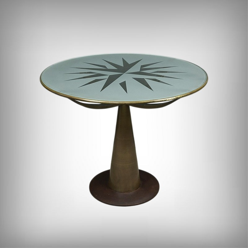 Astrolabio Table By Oscar Tusquets, Aleph Collection, Driade Edition – 1988