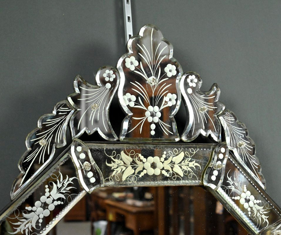 Miroir Vénitien Octogonal – 1950-photo-3