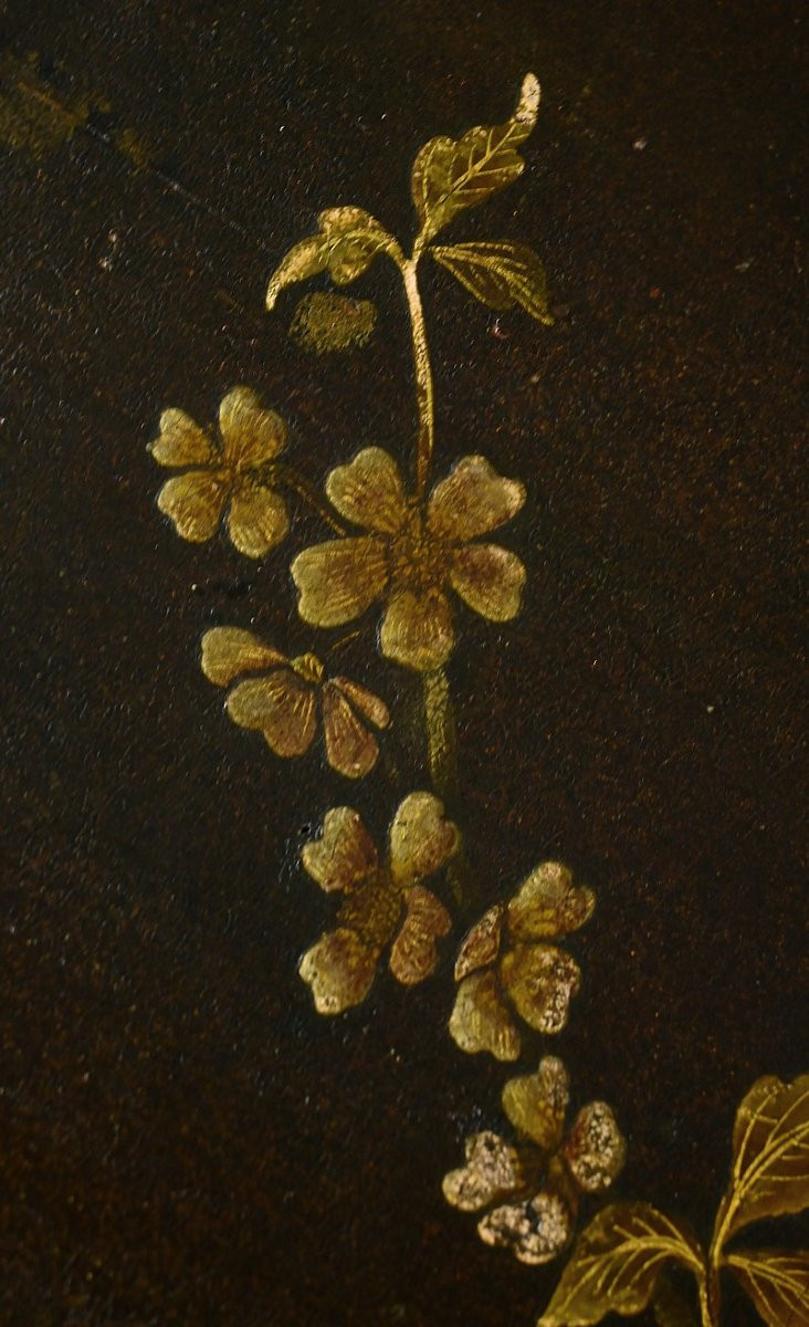 Table à Thé en Bois Laqué à Décors Asiatiques – Fin XIXe-photo-5