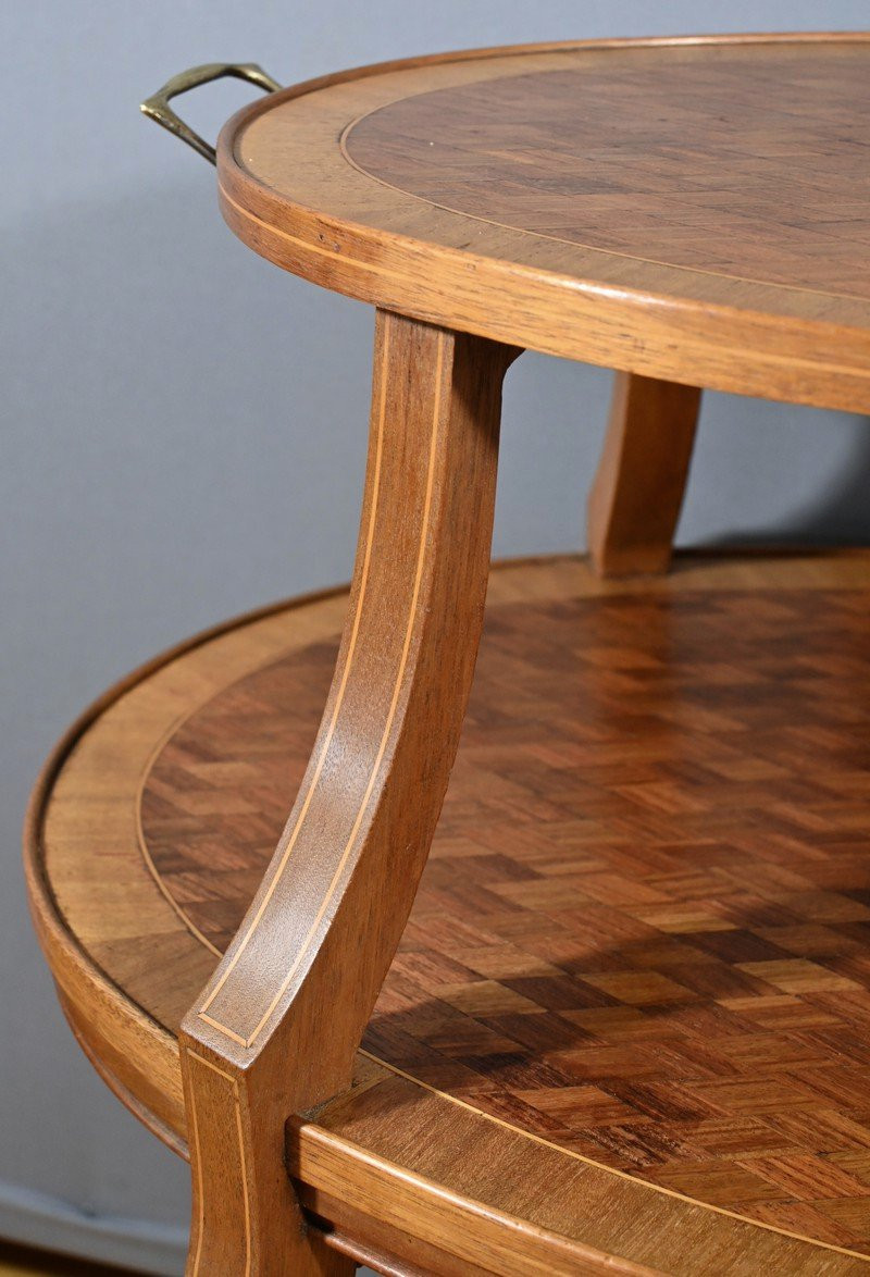 Mahogany Tea Table – Late 19th Century-photo-1