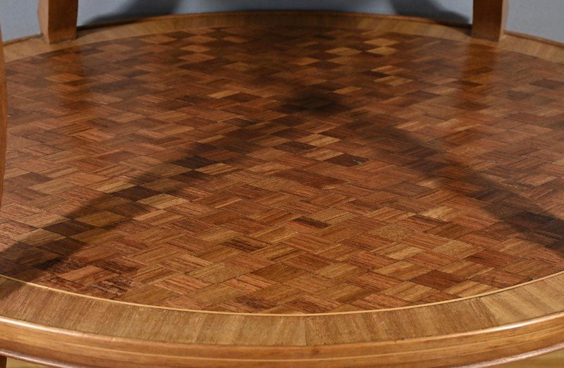 Mahogany Tea Table – Late 19th Century-photo-3