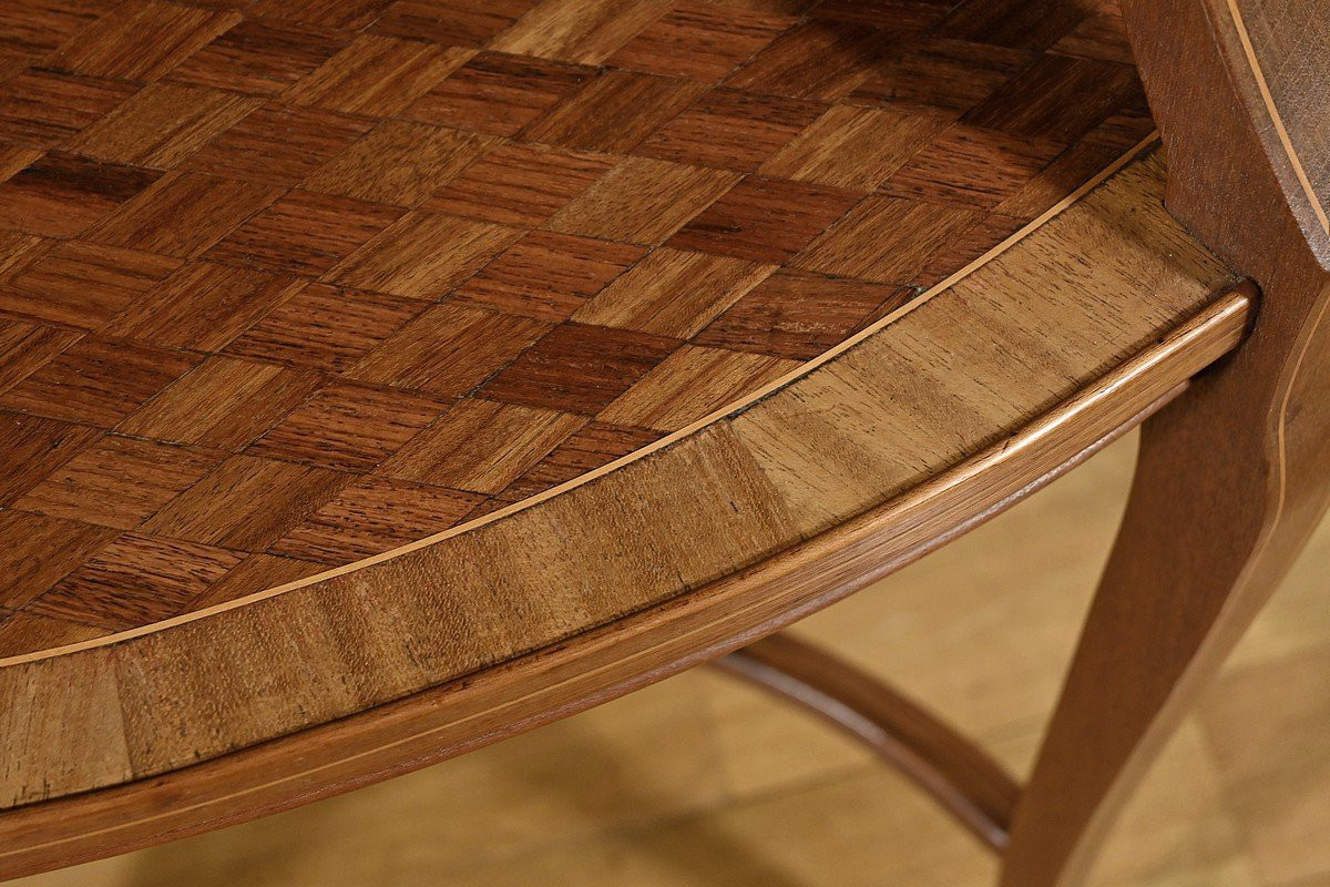Mahogany Tea Table – Late 19th Century-photo-4