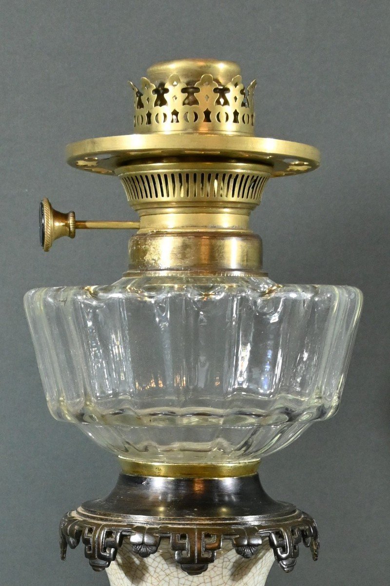 Lampes à Pétrole en Céramique, Maison Numberger-Lemonon – Milieu XIXe-photo-4