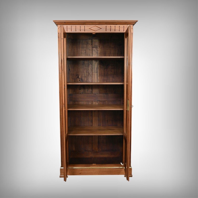 Petite Bibliothèque Vitrée en Acajou, style Louis XVI – 1930-photo-2
