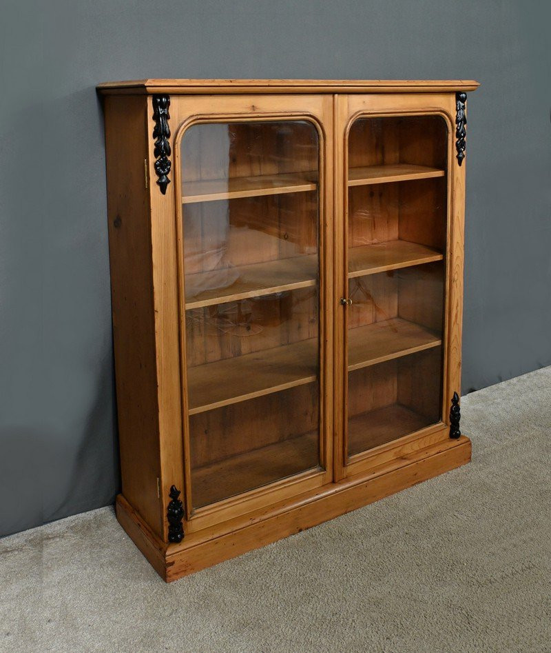 Pine Display Cabinet – 1920-photo-3