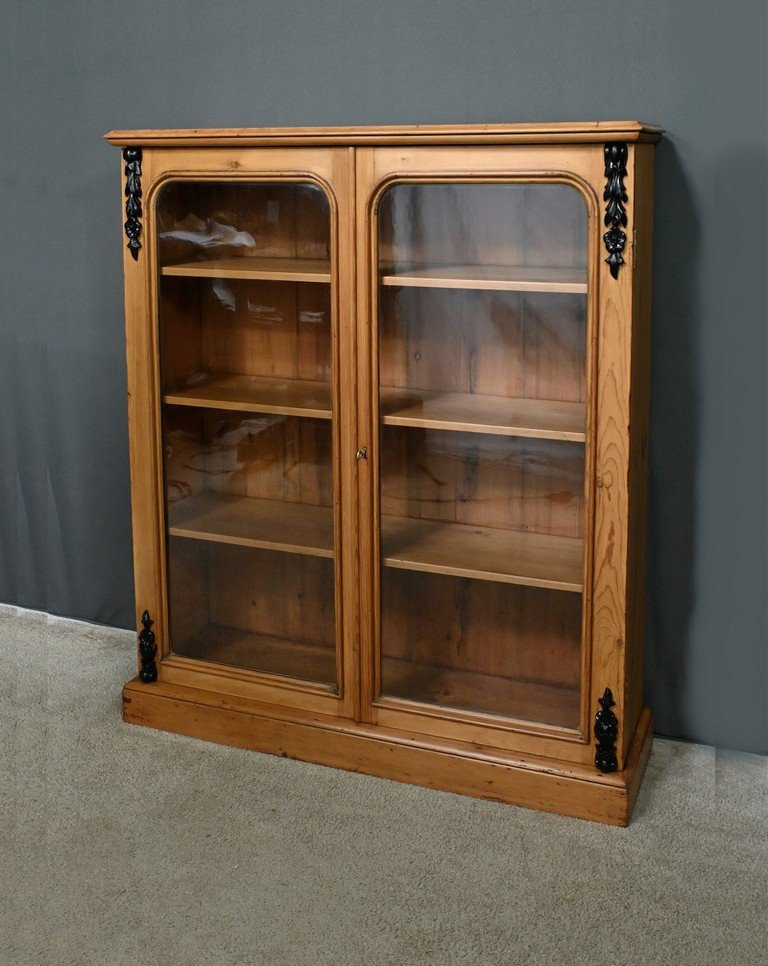 Pine Display Cabinet – 1920-photo-4