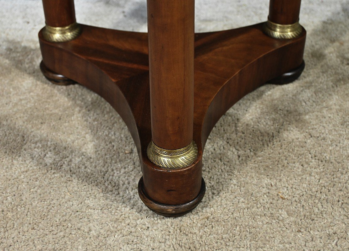 Mahogany Tripod Pedestal Table, Empire Style – Early 20th Century-photo-3