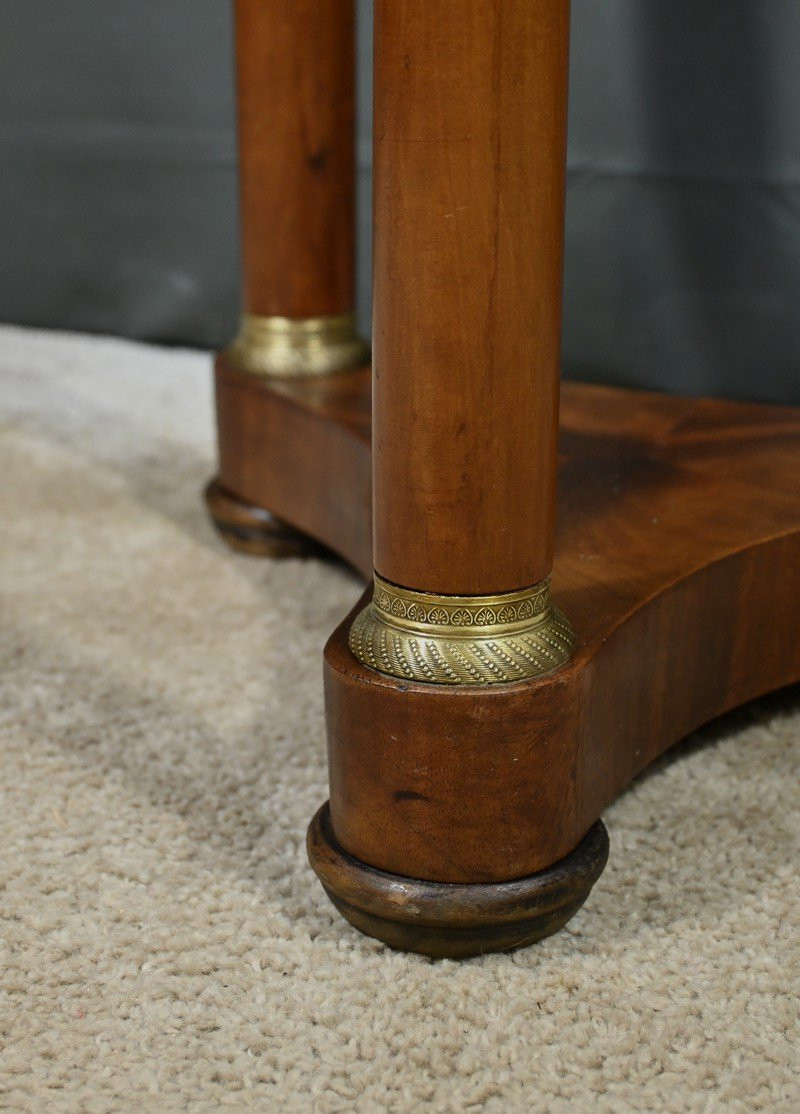 Mahogany Tripod Pedestal Table, Empire Style – Early 20th Century-photo-4