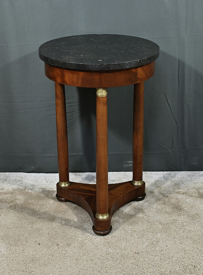 Mahogany Tripod Pedestal Table, Empire Style – Early 20th Century