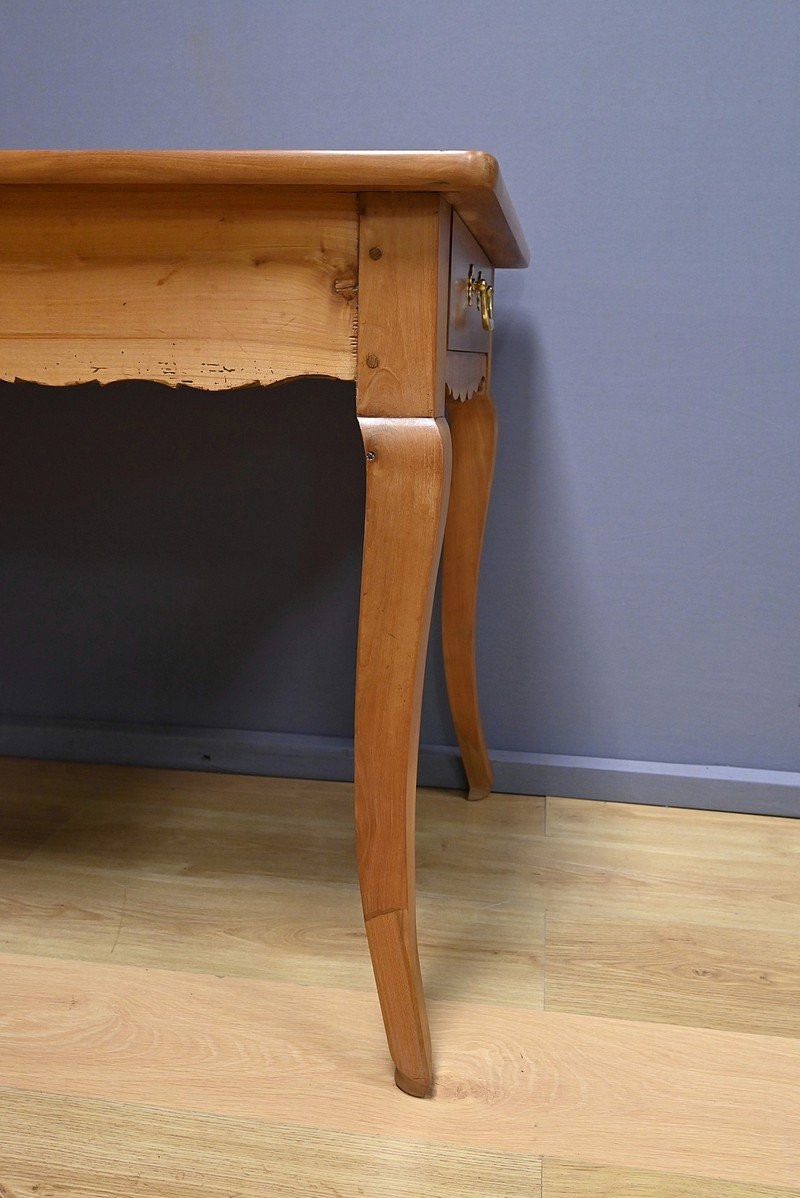 Table de Ferme en Merisier blond, style Louis XV – 2ème partie du XIXe-photo-7