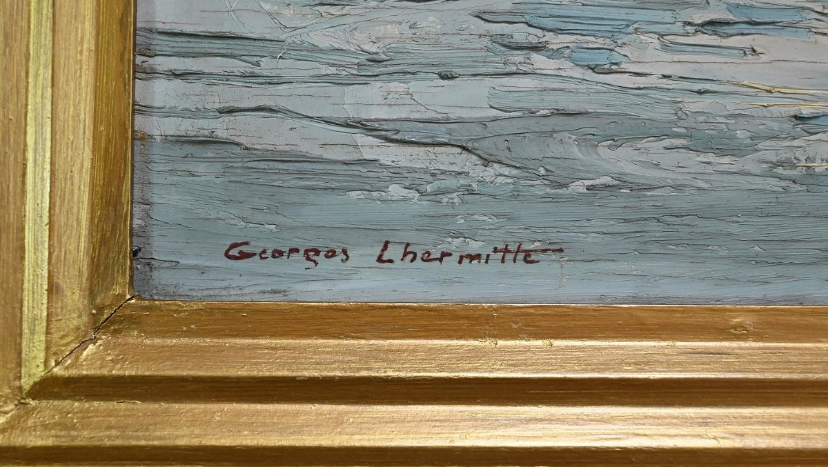 Tableau « Dans la Brume », de G. Lhermitte – 1930-photo-8