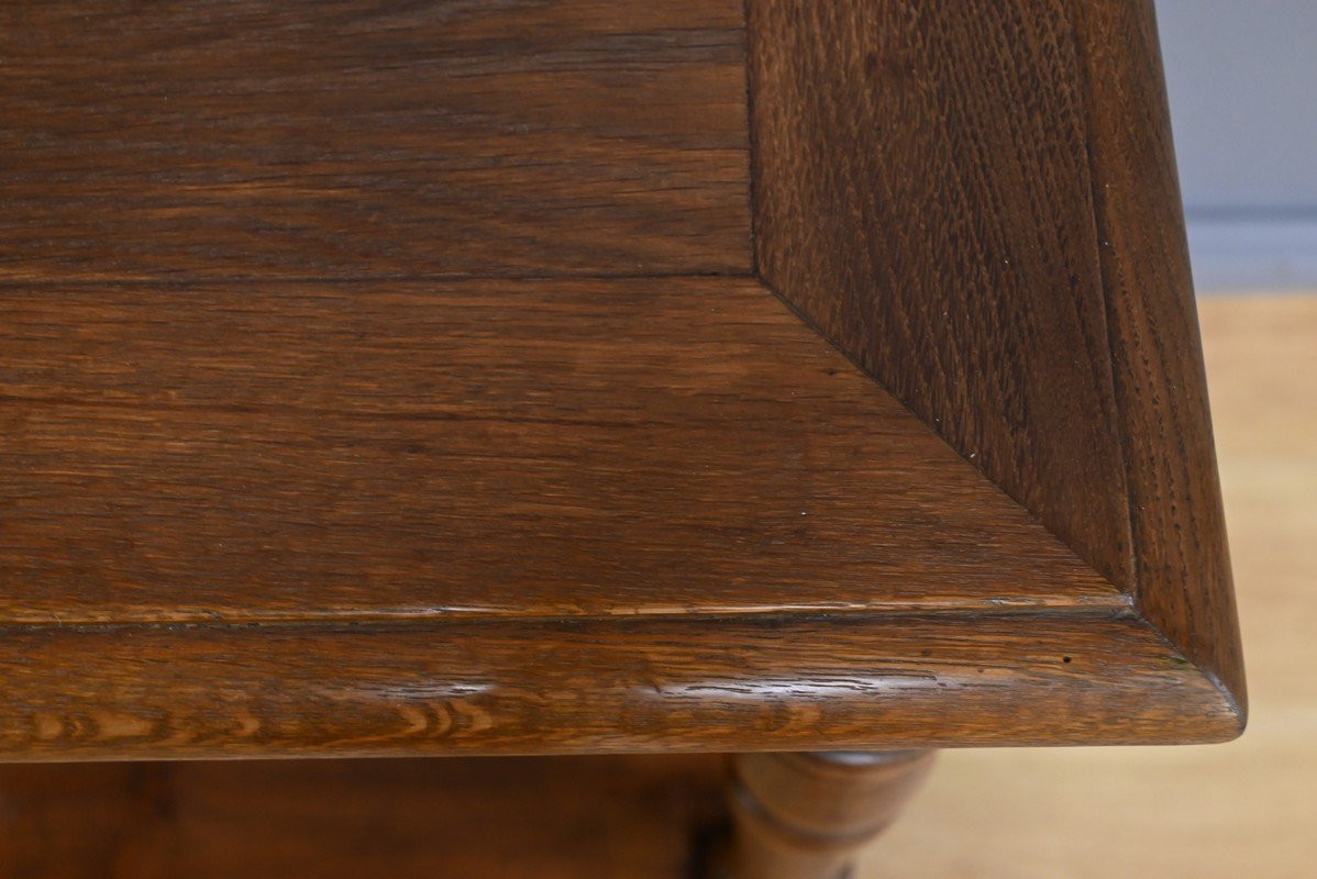 Table de Drapier en Chêne et Sapin – Début XXe-photo-1