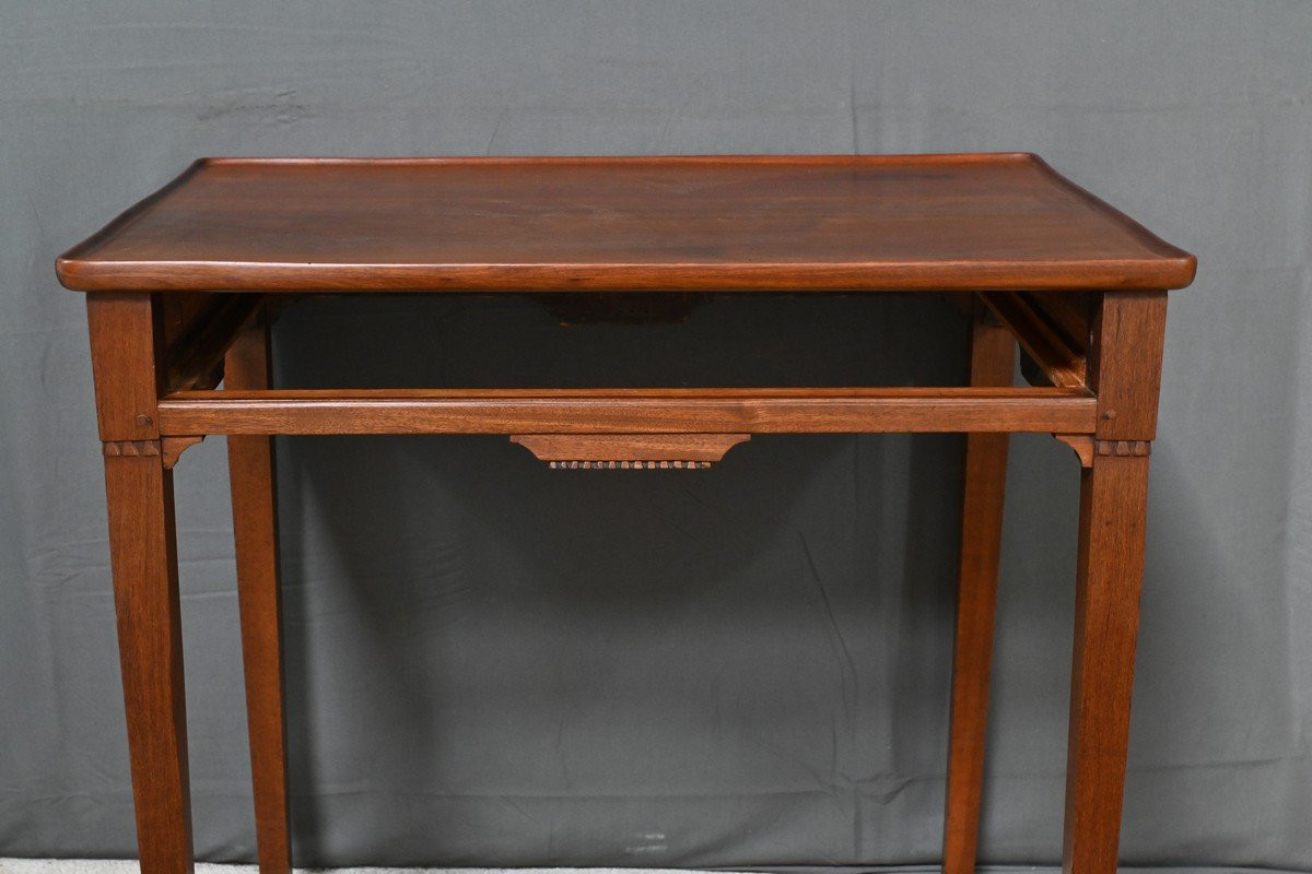 Table Cabaret en Acajou, style Louis XVI – Début XIXe-photo-7