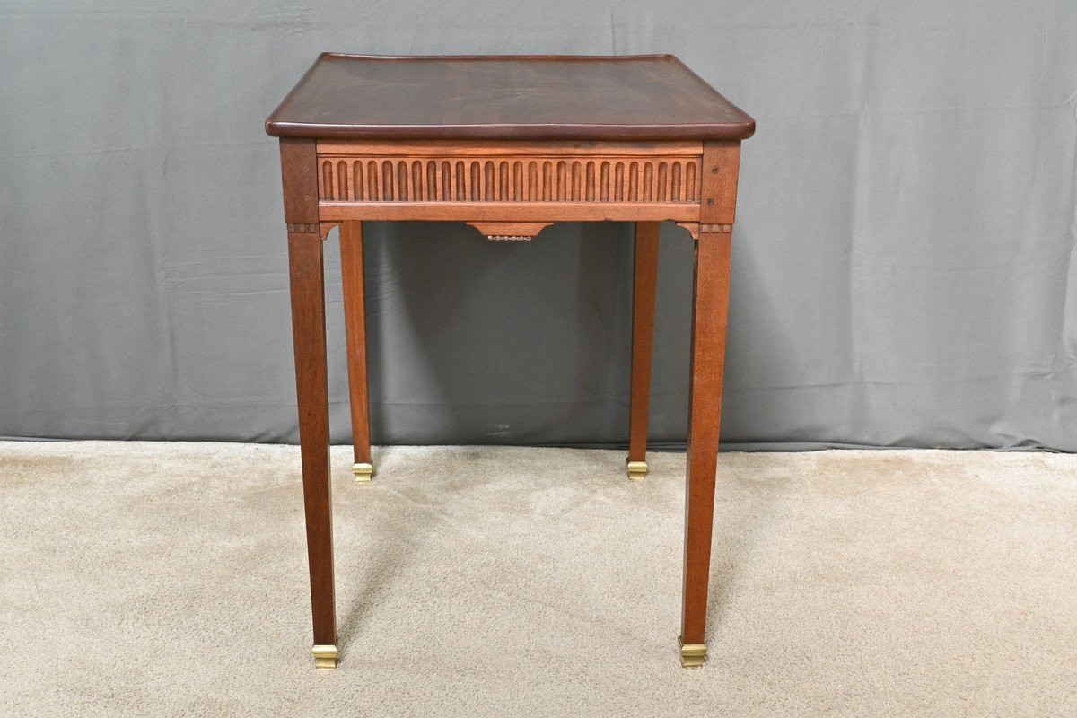 Table Cabaret en Acajou, style Louis XVI – Début XIXe-photo-8