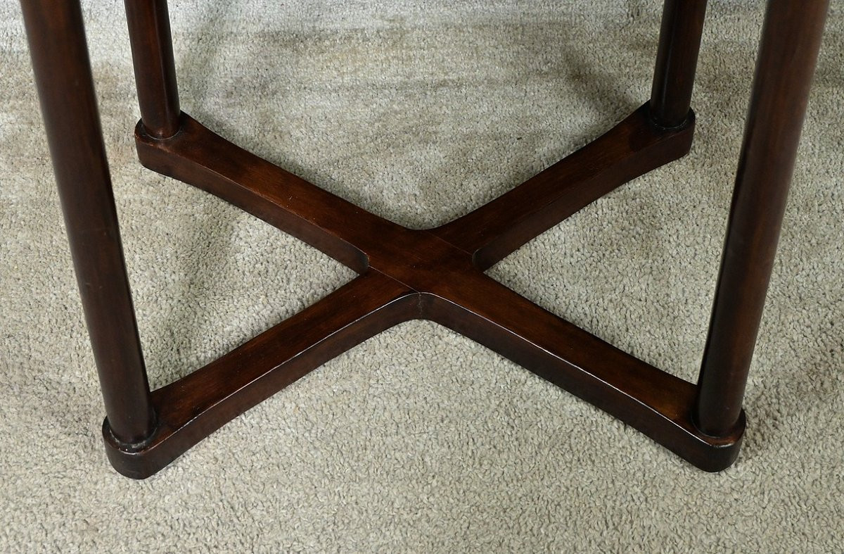 Guéridon en Hêtre, par J. Hoffmann, Maison Thonet, Art Déco – 1930-photo-2