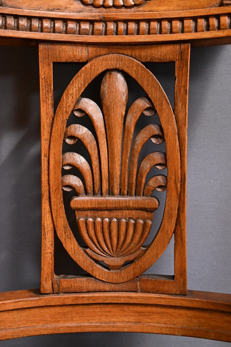 Paire de Fauteuils en Hêtre teinté – Début XXe-photo-3