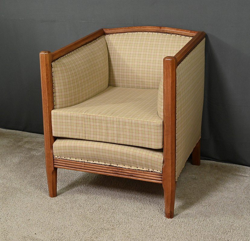 Beechwood Armchair, Art Deco – 1930-photo-8